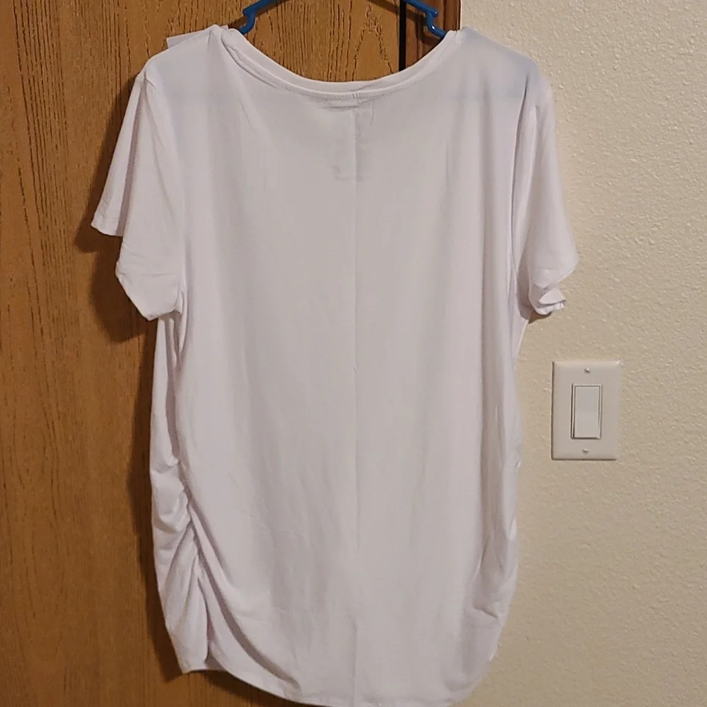 NWT M (8-10) Time & Tru Maternity SS Tee - Picture 8 of 11
